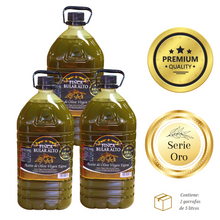 Cargar imagen en el visor de la galería, Aceite de oliva virgen extra SIN FILTRAR (3 garrafas de 5 litros) cosecha 2024 - 2025