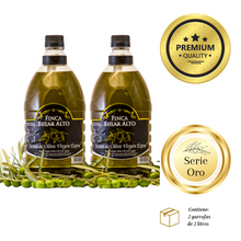 Cargar imagen en el visor de la galería, Aceite de oliva virgen extra sin filtrar (caja de 2 garrafas de 2 litros) campaña 2024 - 2025