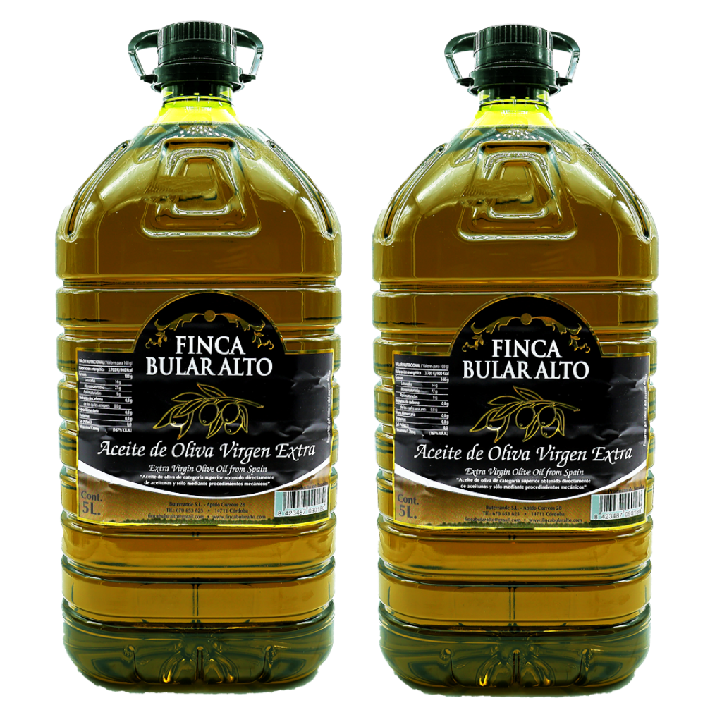 Aceite de oliva virgen extra filtrado (caja de 2 garrafas de 5 litros) campaña 2023 - 2024