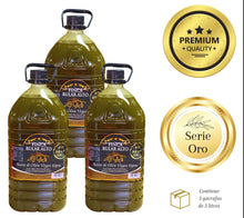 Cargar imagen en el visor de la galería, Aceite de oliva virgen extra SIN FILTRAR (3 garrafas de 5 litros) cosecha 2023 - 2024
