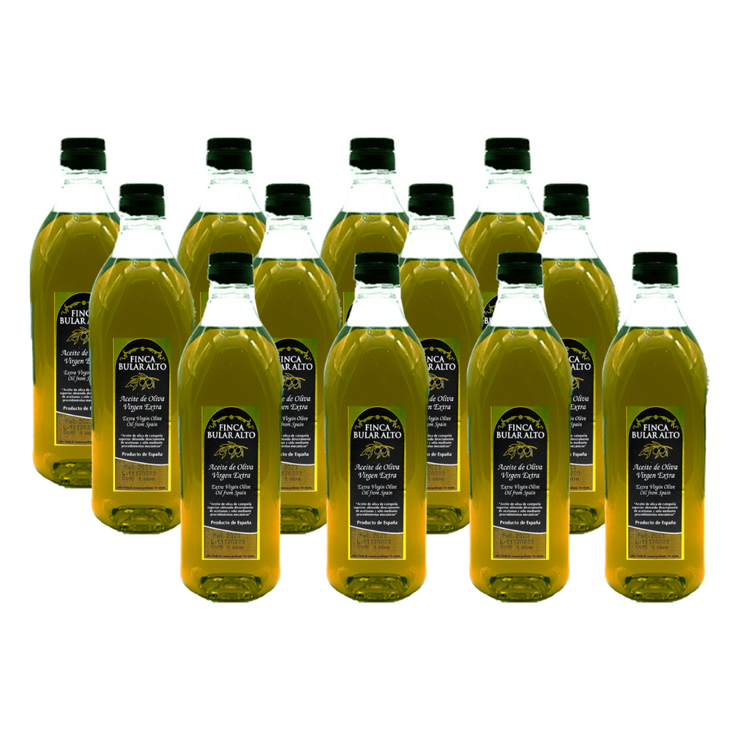 Aceite de Oliva Virgen Extra. Caja de 15 Botellas de 1 litro