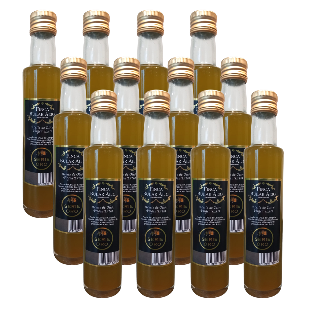 Aceite de oliva virgen extra SIN FILTRAR (12 botellas de 250 ml)